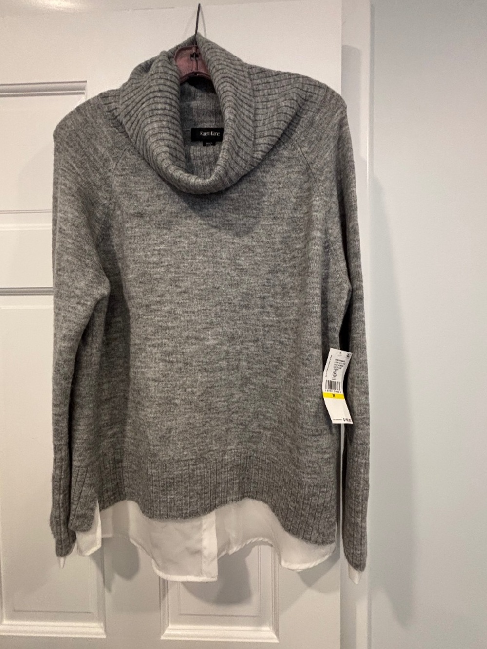 Karen Kane faux layer sweater